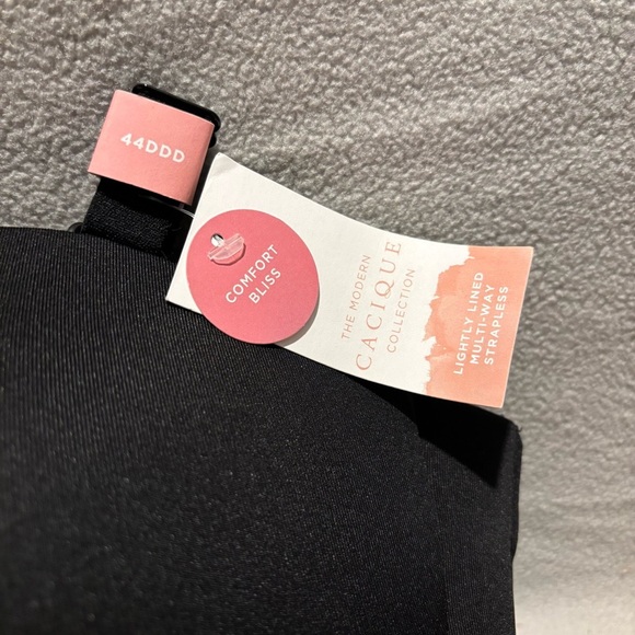 Cacique Comfort Bliss Lightly Lined Coverage Multi-Way Strapless Bra 44DDD NWT - Picture 2 of 8